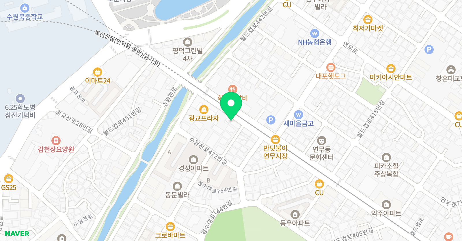 세움 학원 위치