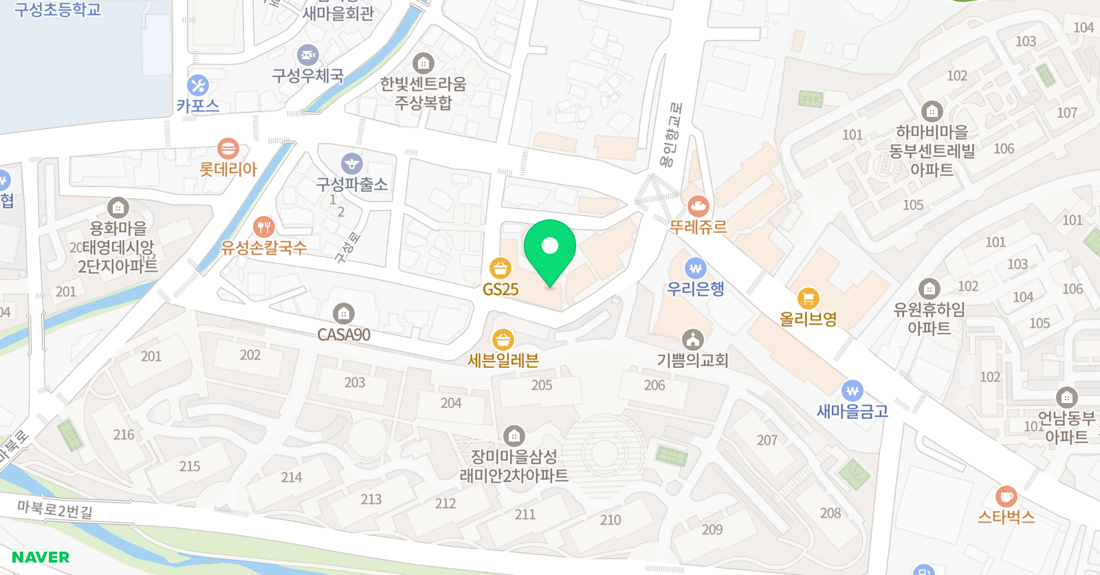 PiL Junior 영어학원 위치