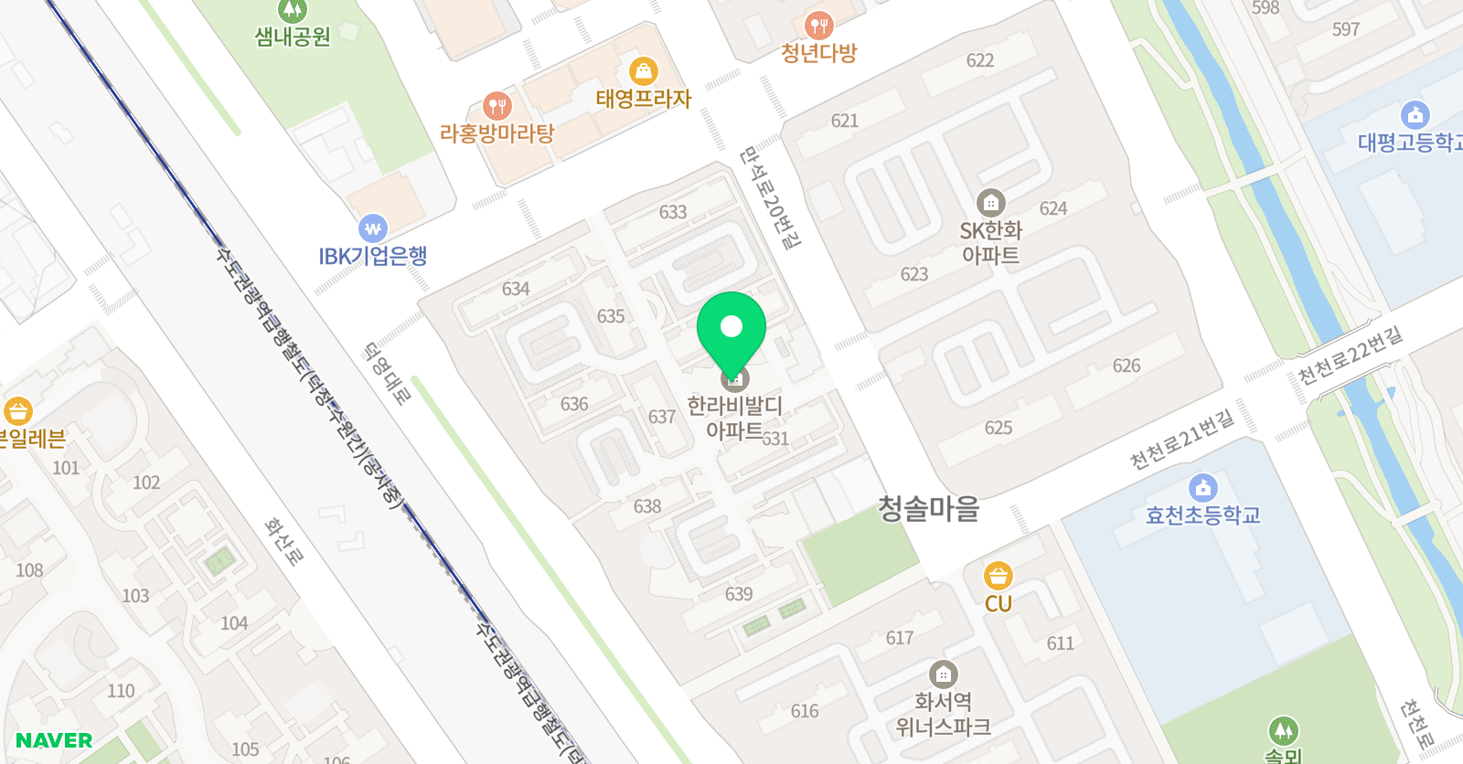지음 태권도 위치