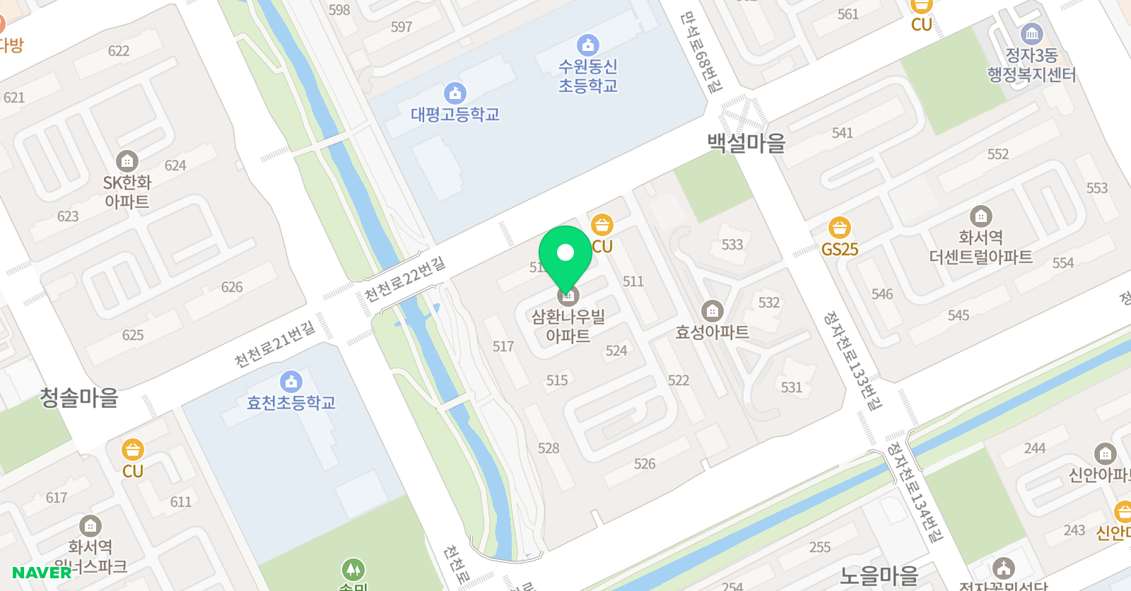뮤엠 영어 동신삼환NEST 위치