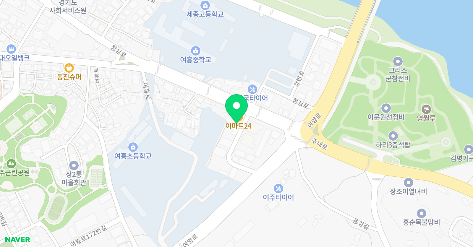 명성 태권도 위치