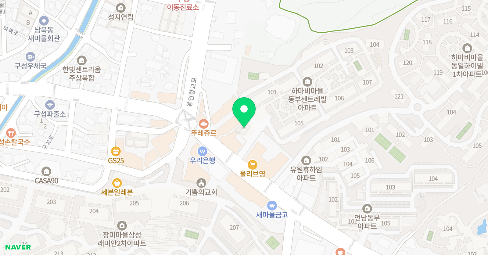 올라아트 미술교습소 위치