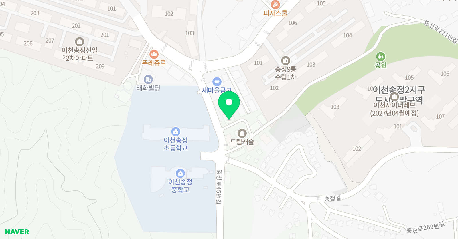 클랑 음악학원 위치