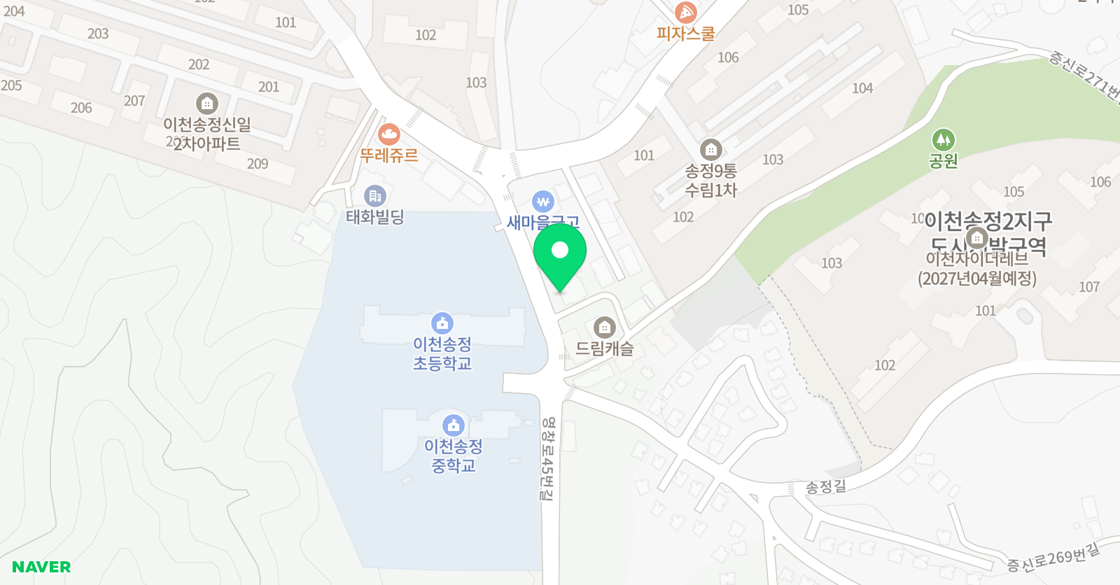 이천송정제시카 영어교습소 위치