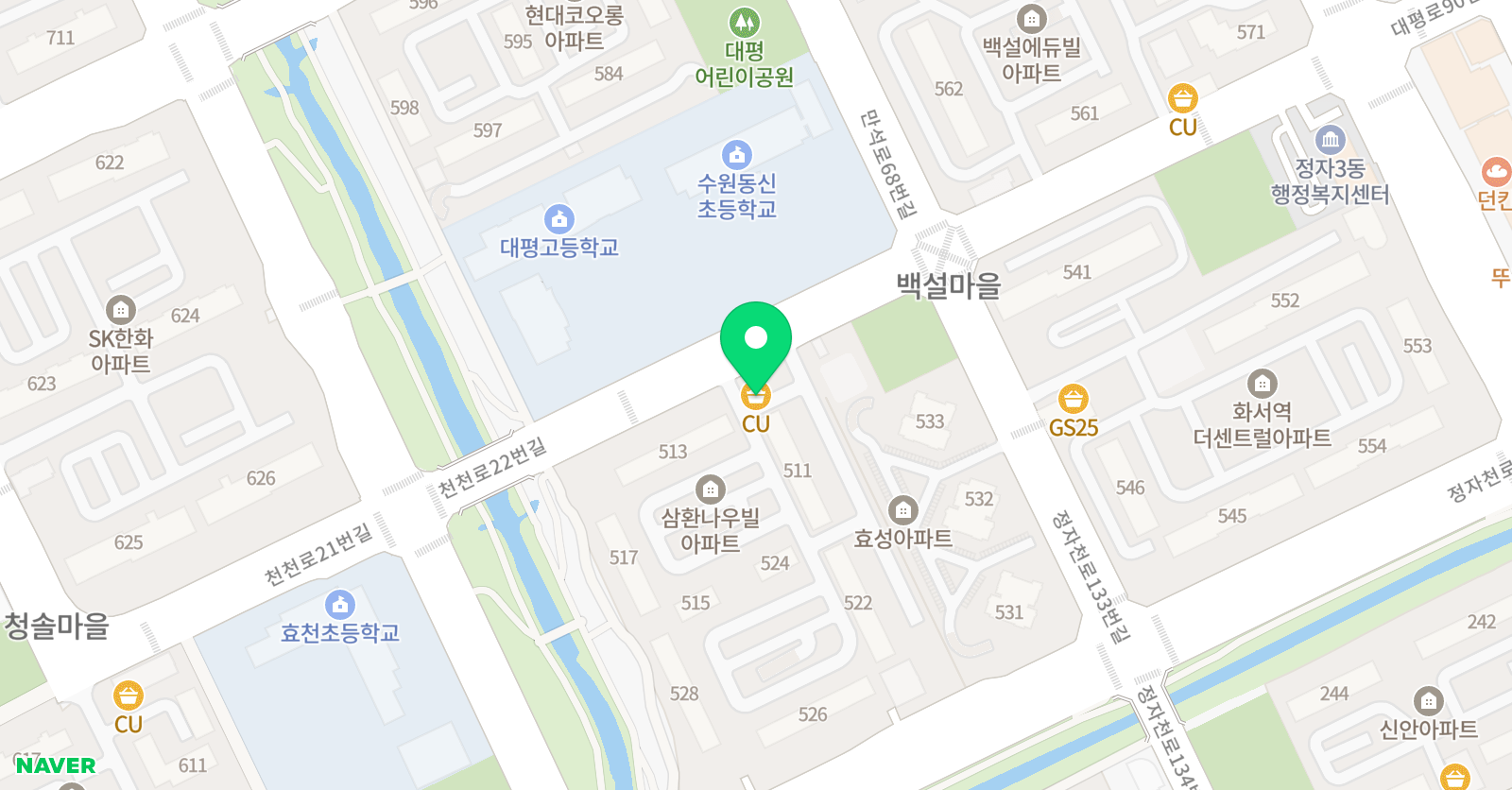 백설칸타빌레 음악학원 위치