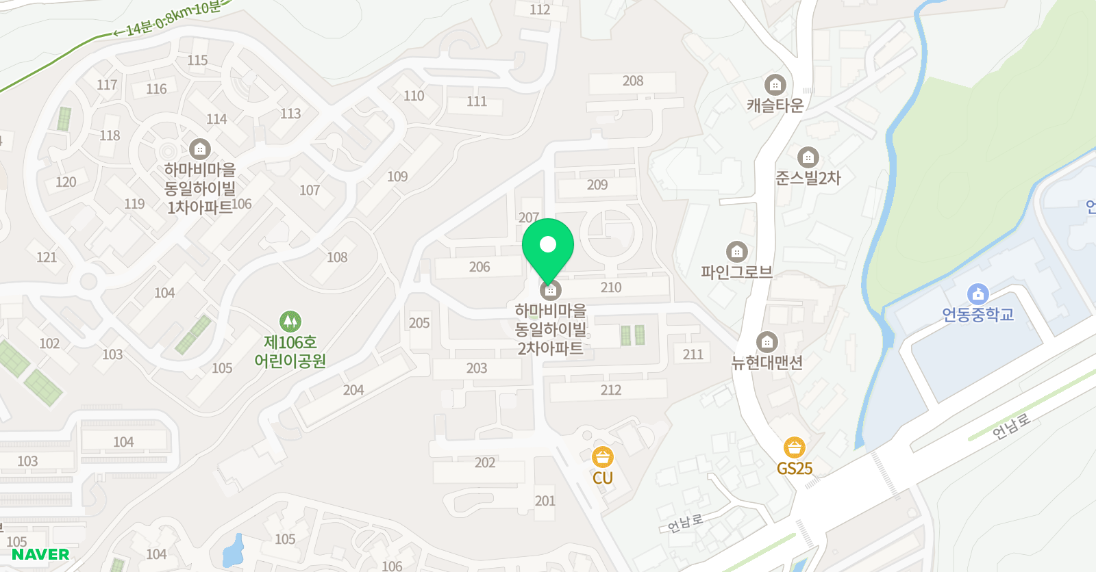 5번가 화실 위치