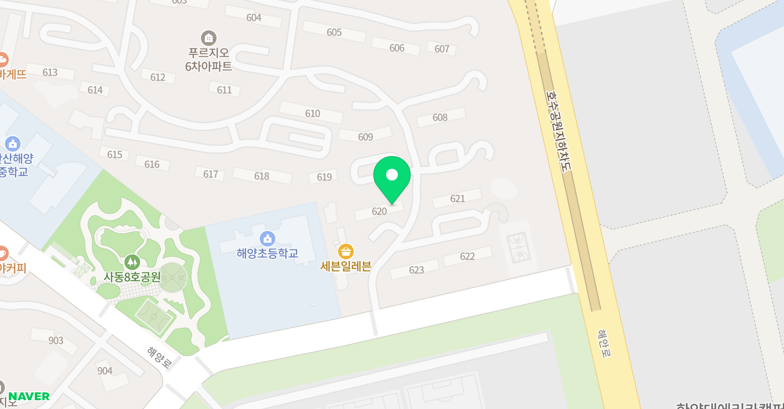 기탄사고력교실 안산꿈에푸르지오점 위치