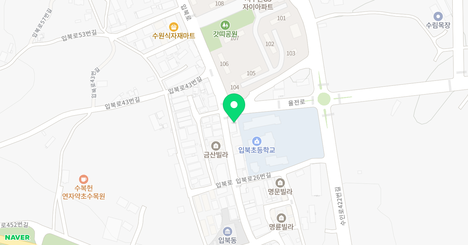 에스앤엠 수학전문학원 위치