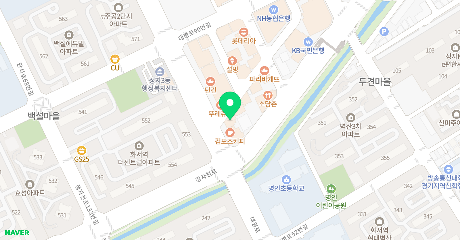 CMS 영재교육센터 수원장안 위치