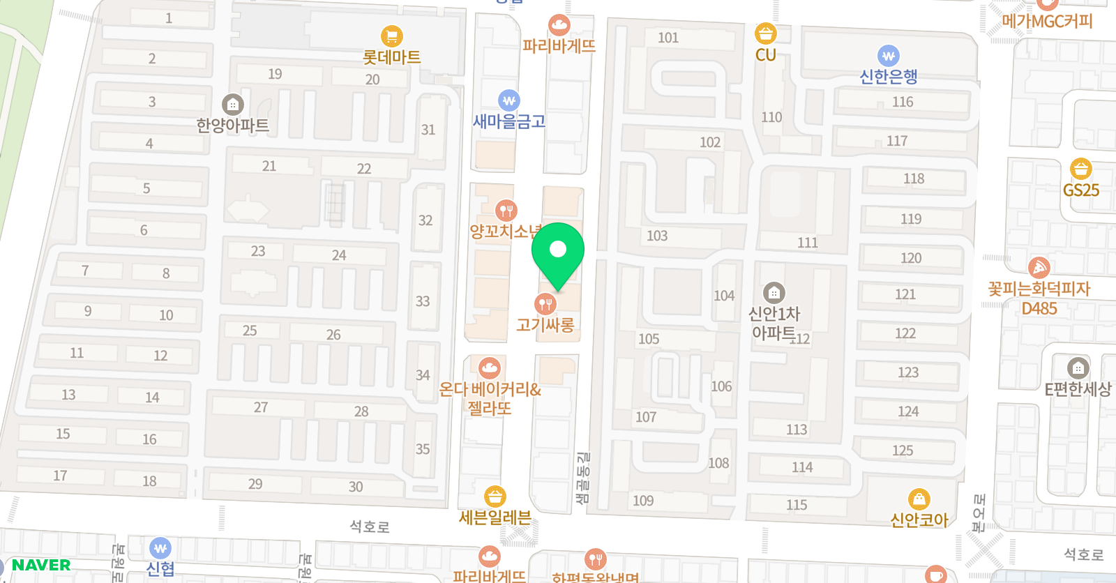 와이제이엘리트 학원 위치