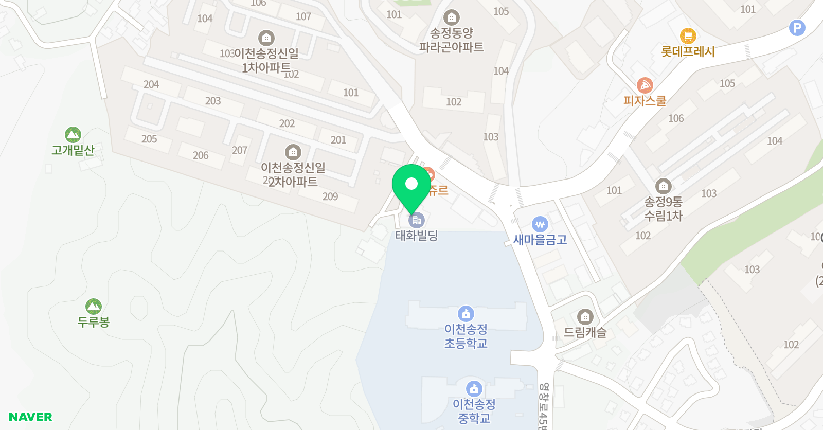 말렌 미술학원 위치