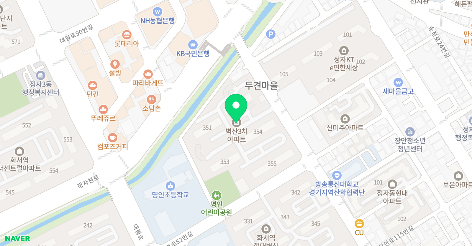 푸르넷 공부방 우쌤 위치