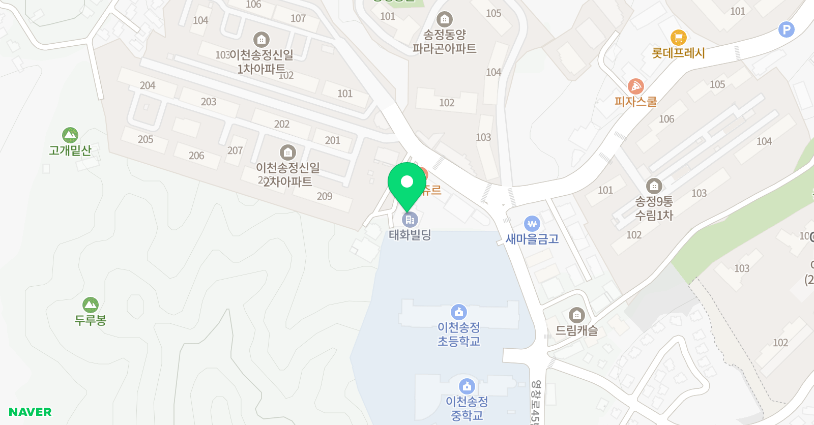 서일 영어학원 위치