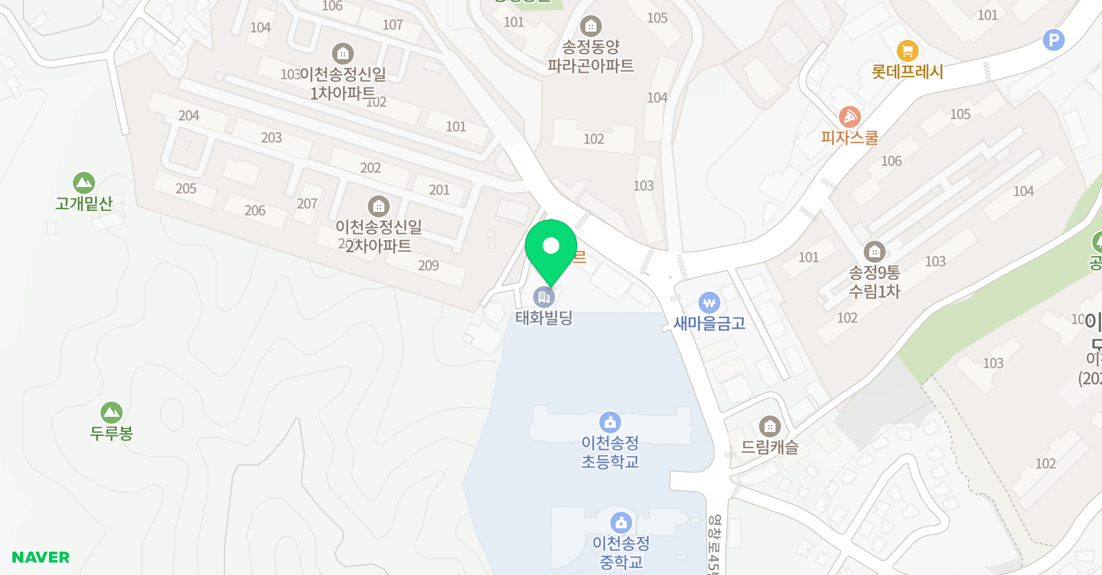파머스 영어 송정캠퍼스 위치