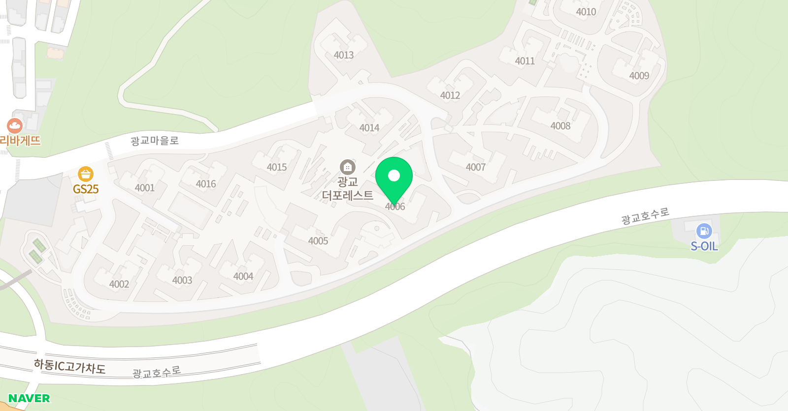 스마트해법수학 수원광교40단지점 위치