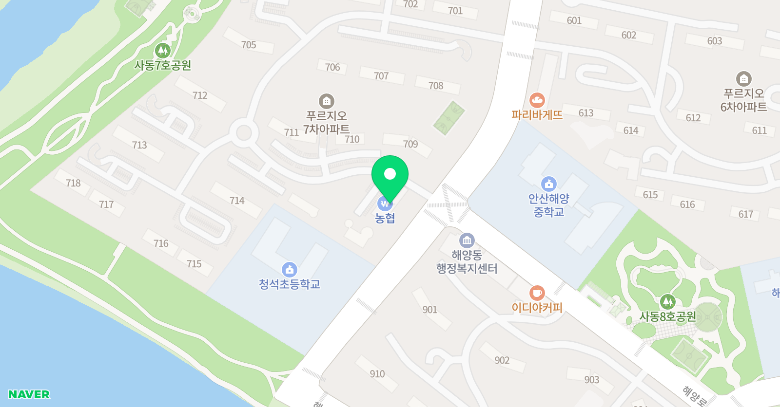 타이거즈 태권도 위치
