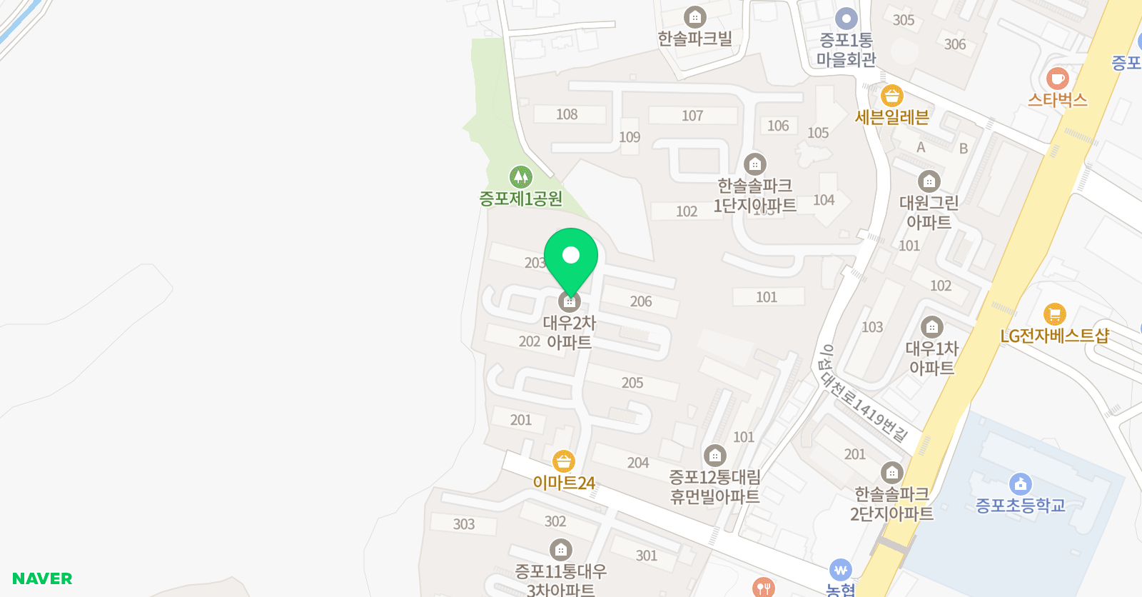 꾸이 공부방 위치