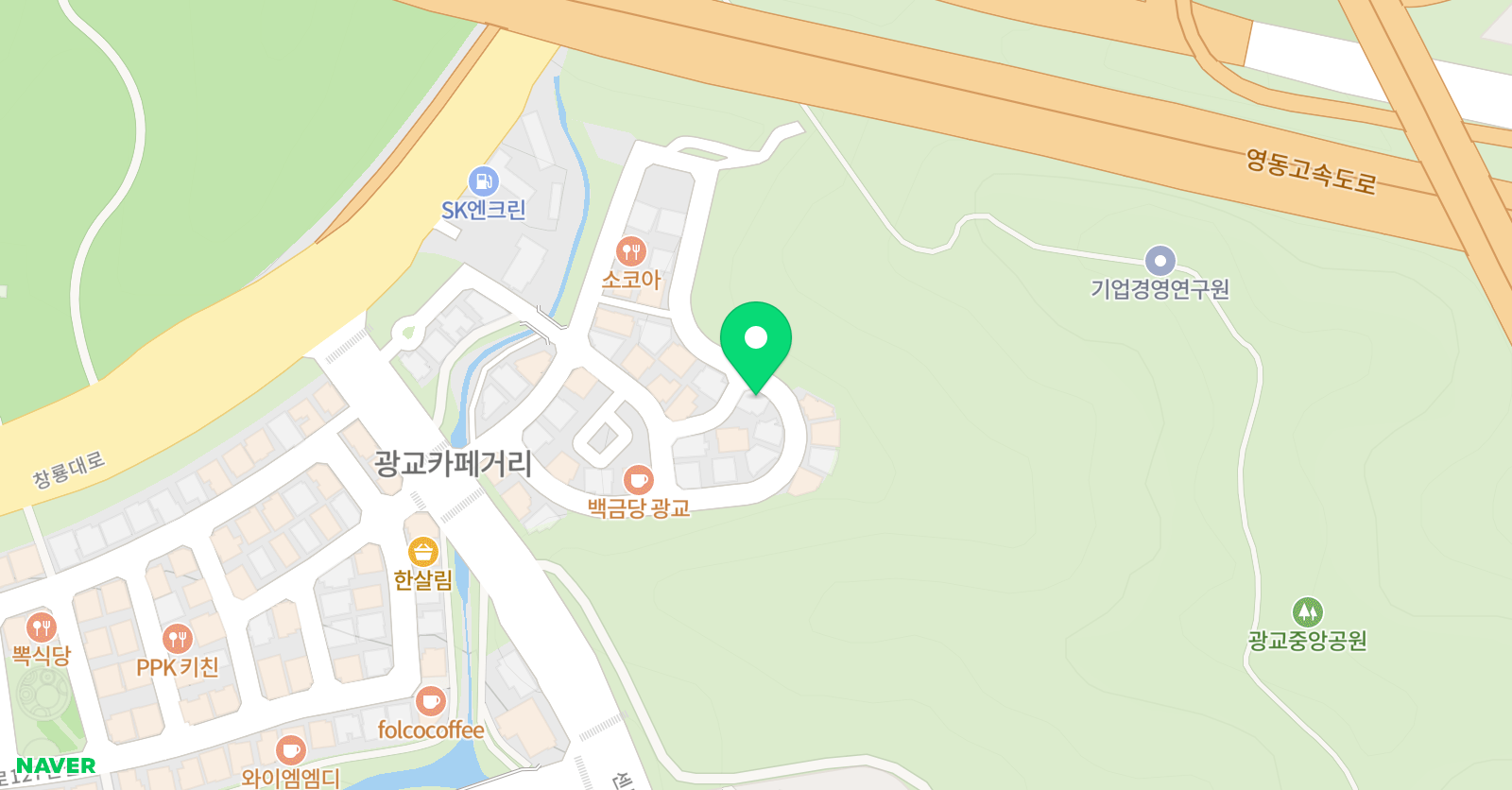 어썸 기타아카데미 광교점 위치
