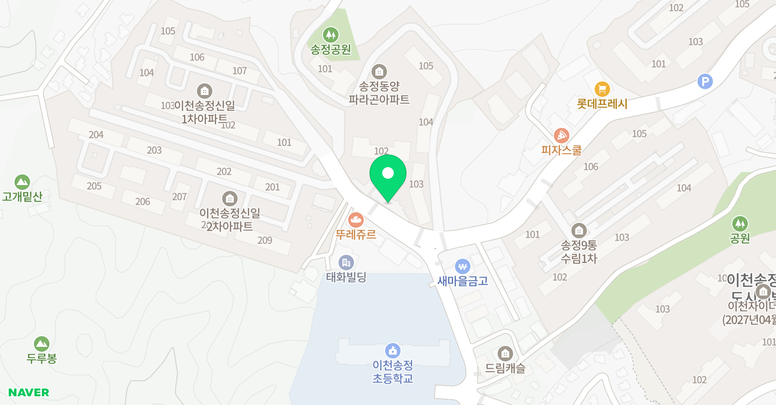 미래 수학학원 위치