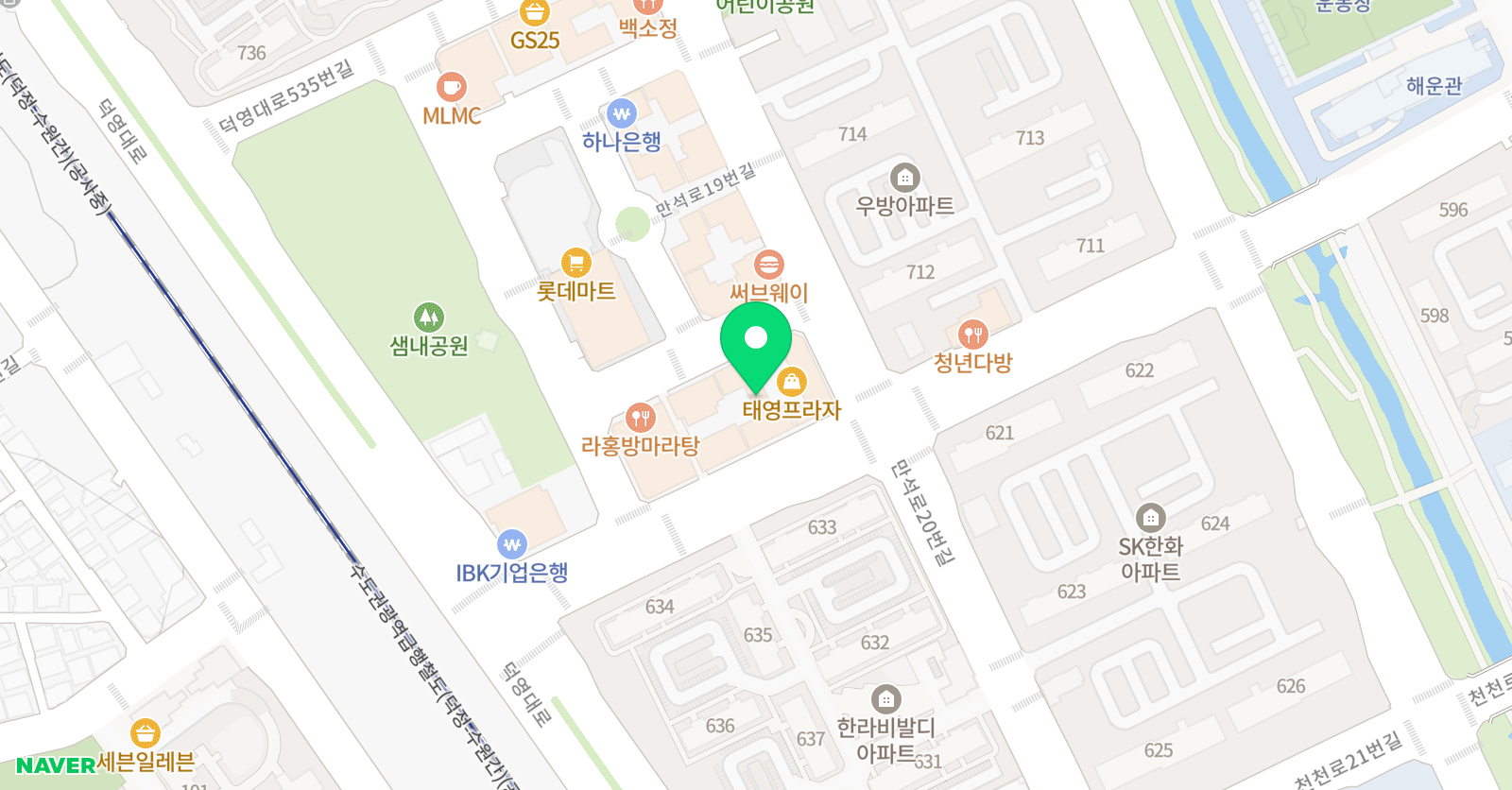 프레스티지 영어학원 위치