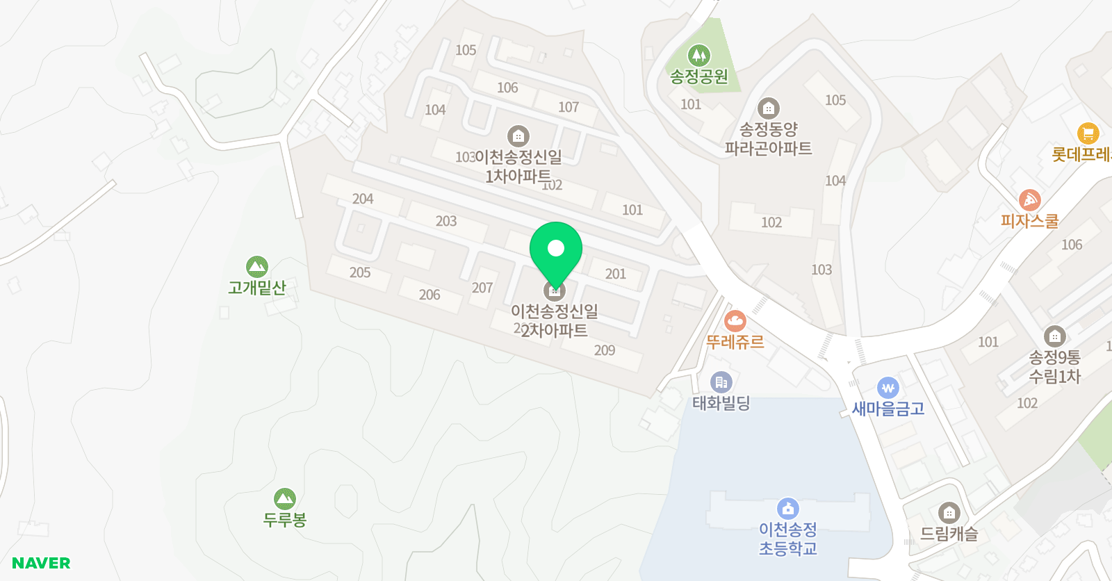 피아노 숲 음악학원 위치