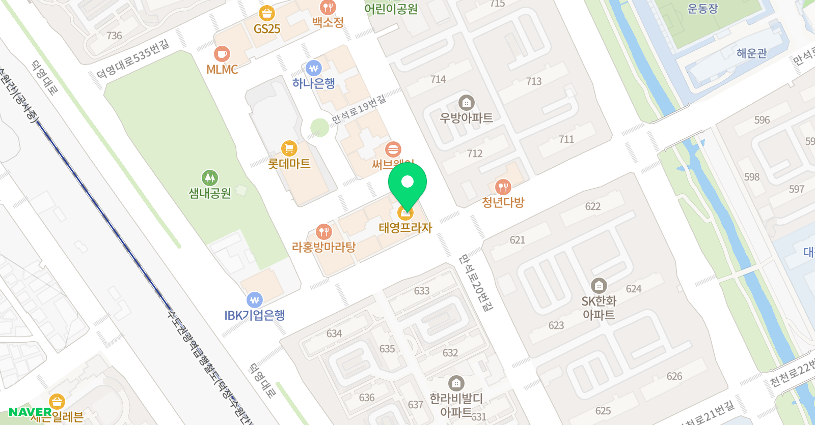 엠스토리 수학학원 위치