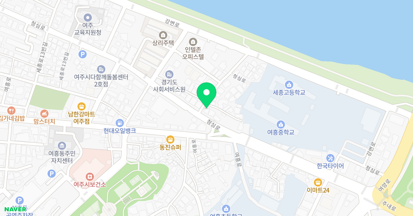 공감 세종학원 위치