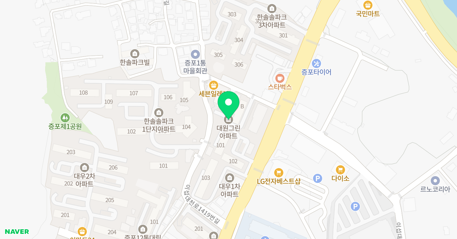 태재수학학원 위치