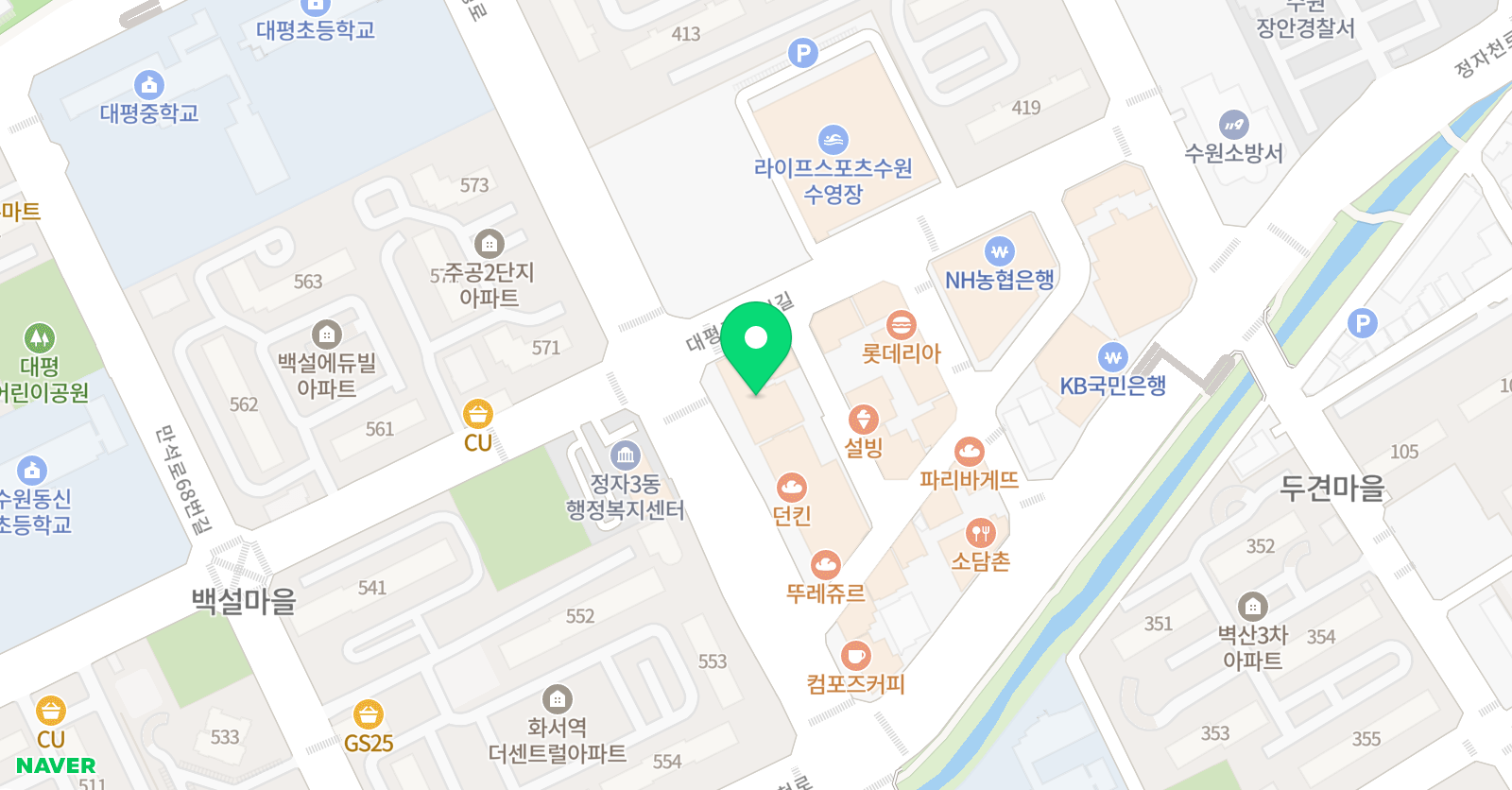 제이피 수학학원 위치