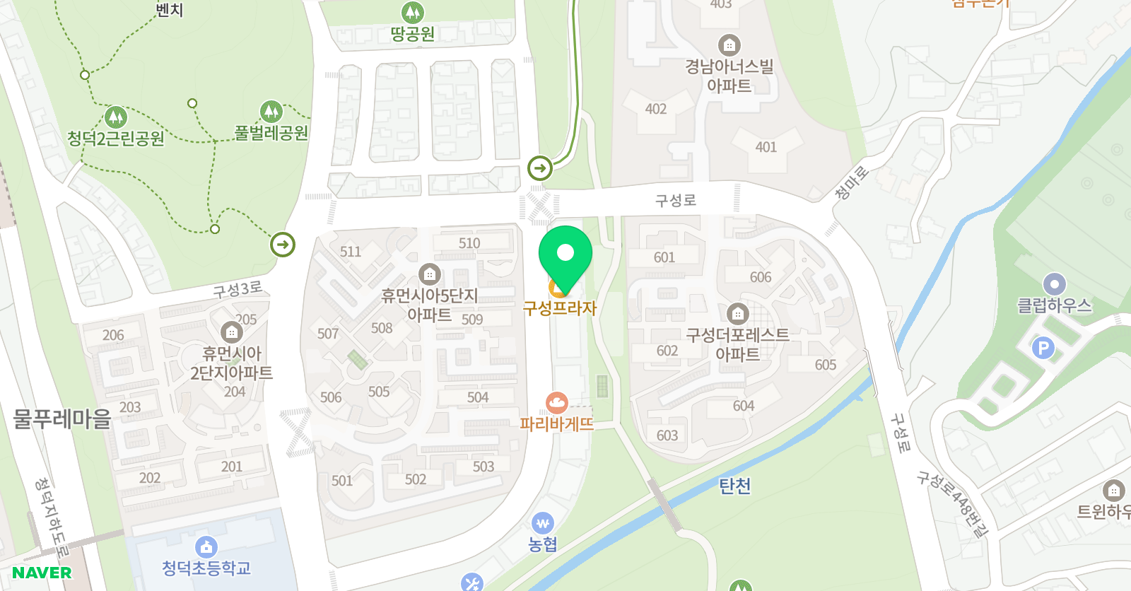 피아노포르테 음악학원 위치