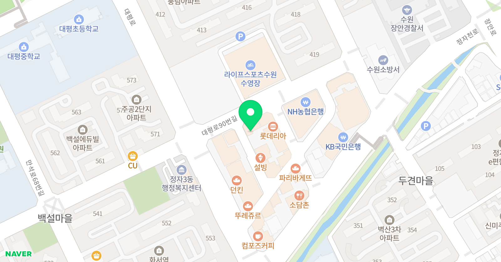 명문 학원 위치