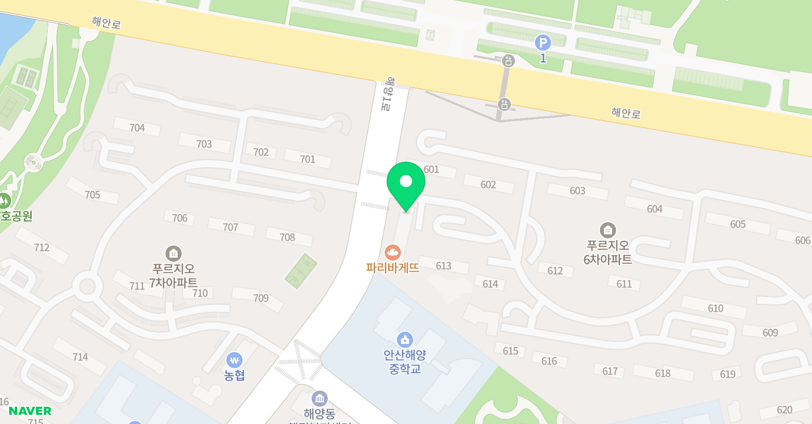 팝콘 미술학원 679아뜰리에 위치