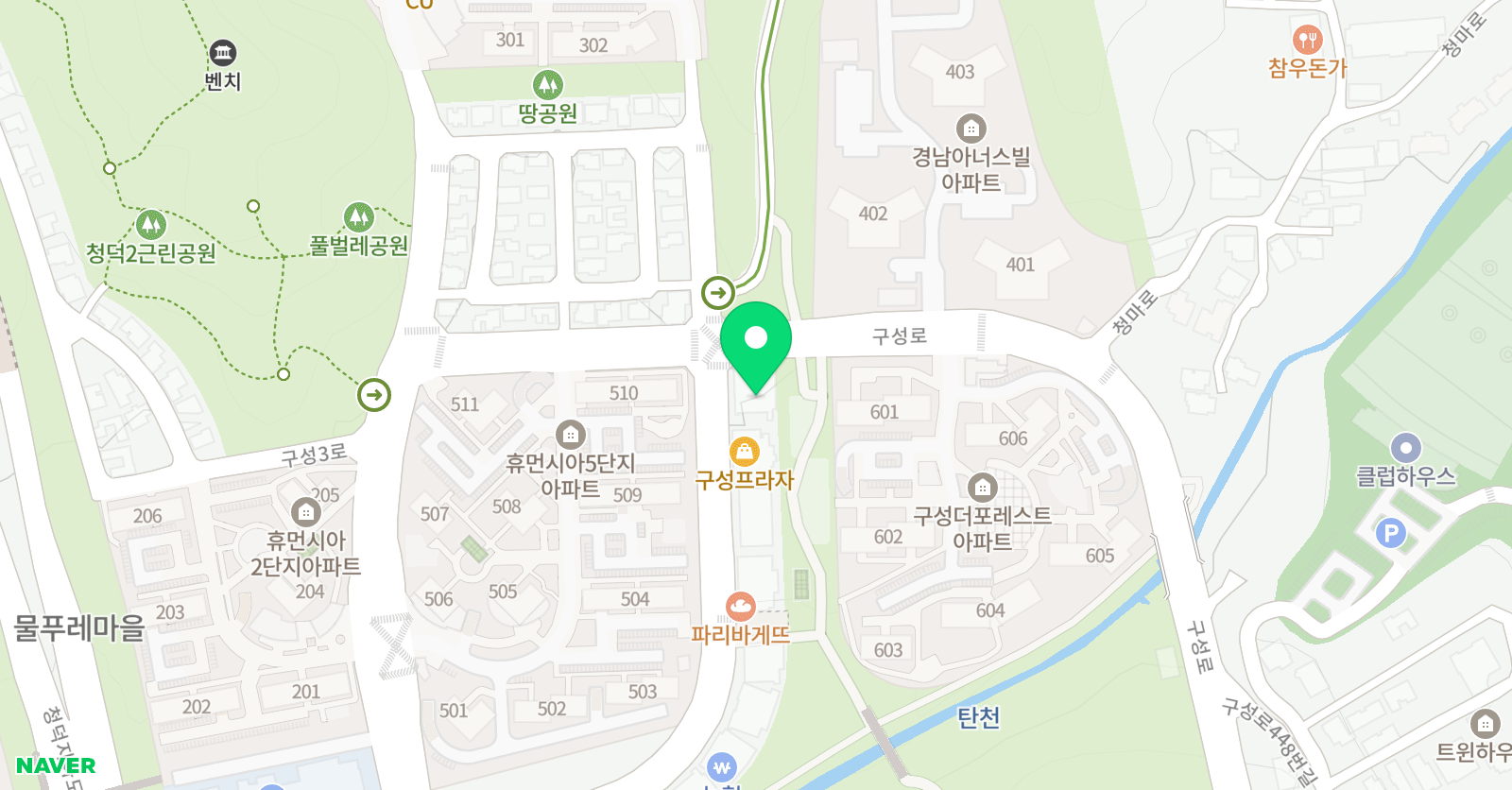 파워 점핑줄넘기클럽 위치
