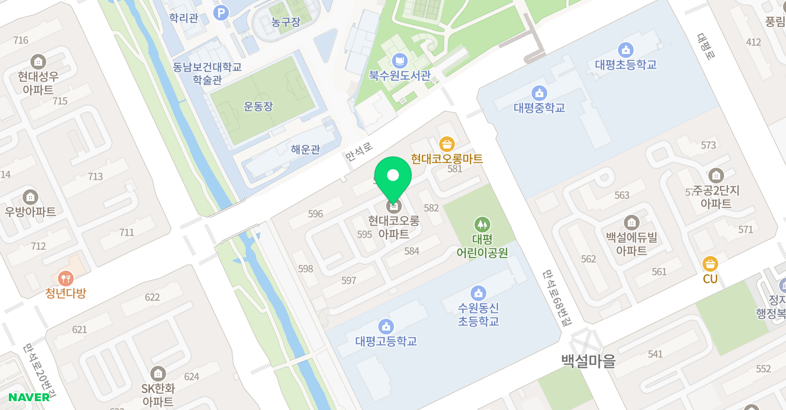 맥스영어 대평영수학원 위치