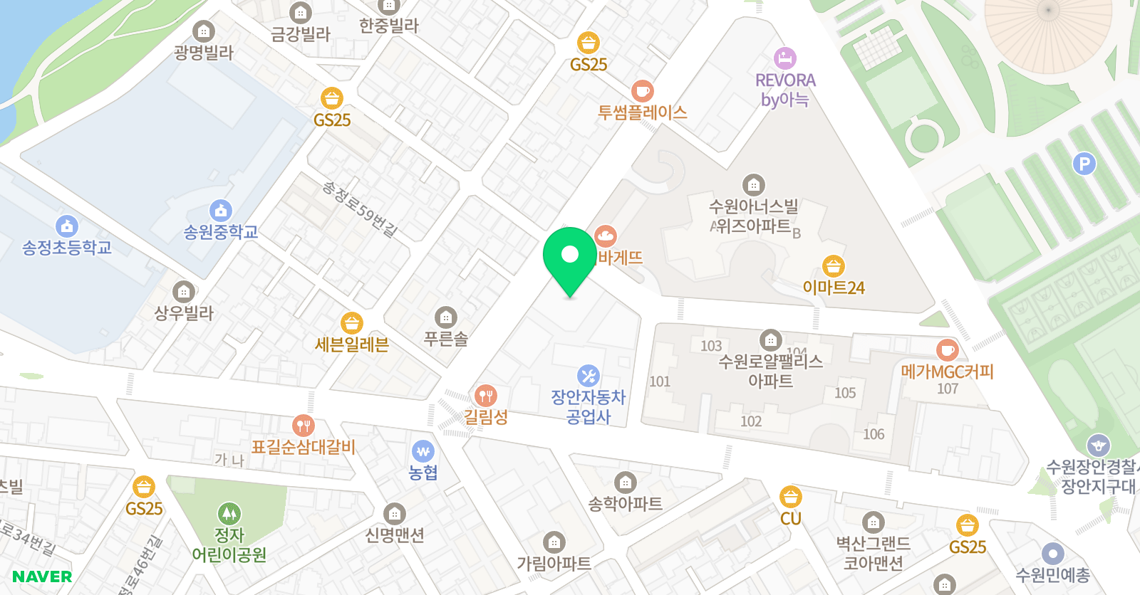 초이스 영어학원 위치