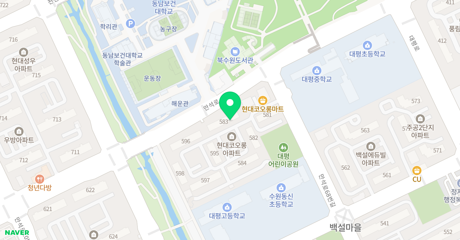 토론하는아이들 논술학원 정자현대 GLE 센터 위치