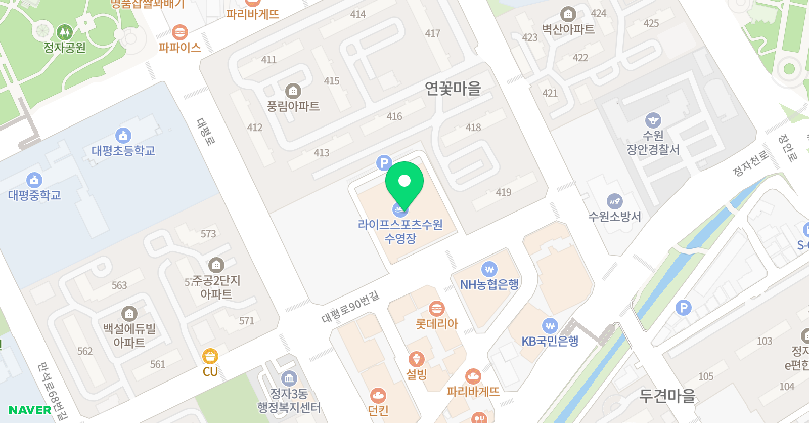 점핑클럽 음악줄넘기 본관 위치