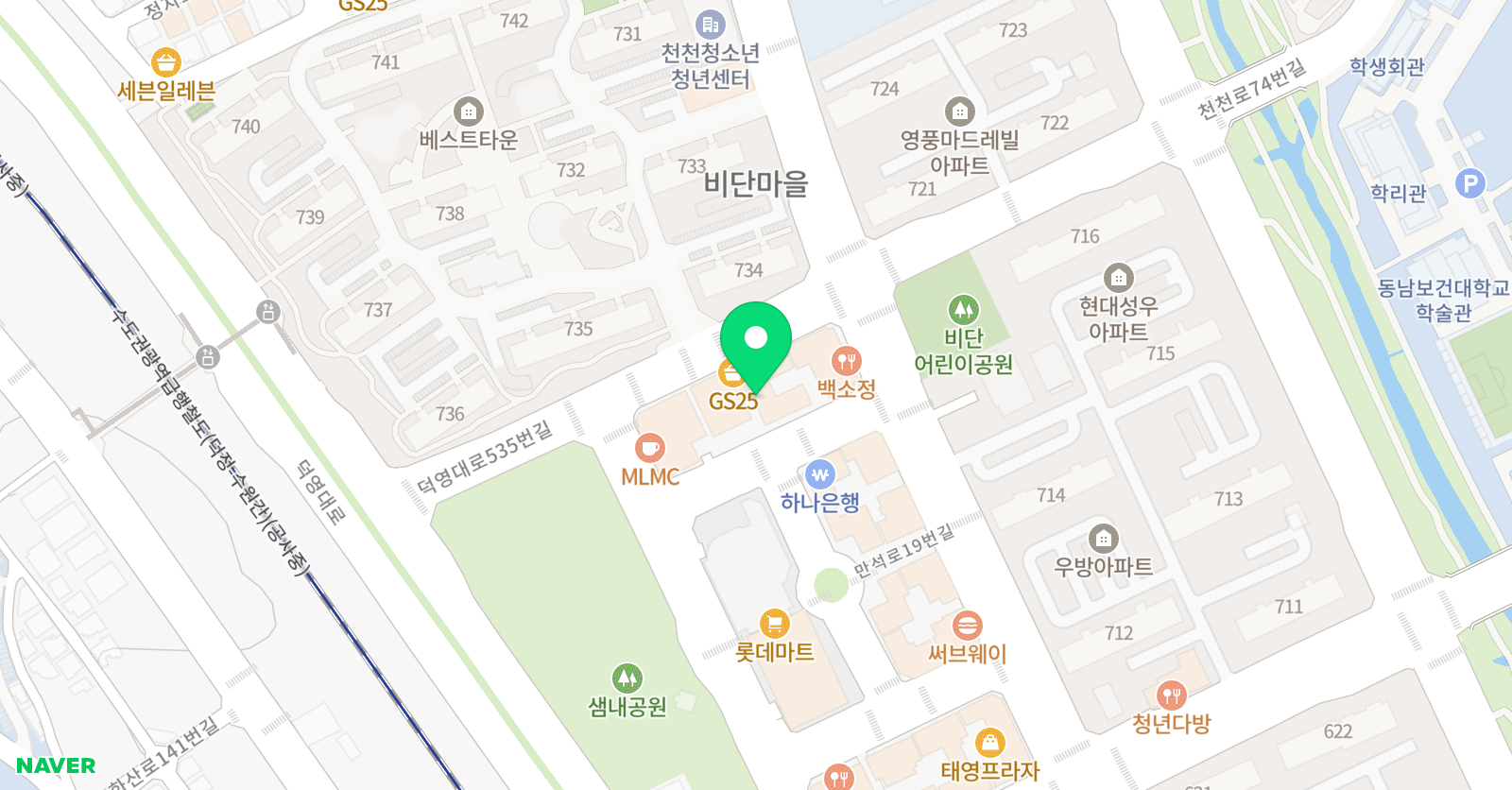경수유소년스포츠클럽 학원 위치