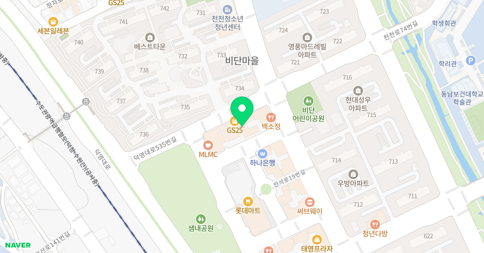 천천두드림 학원 위치