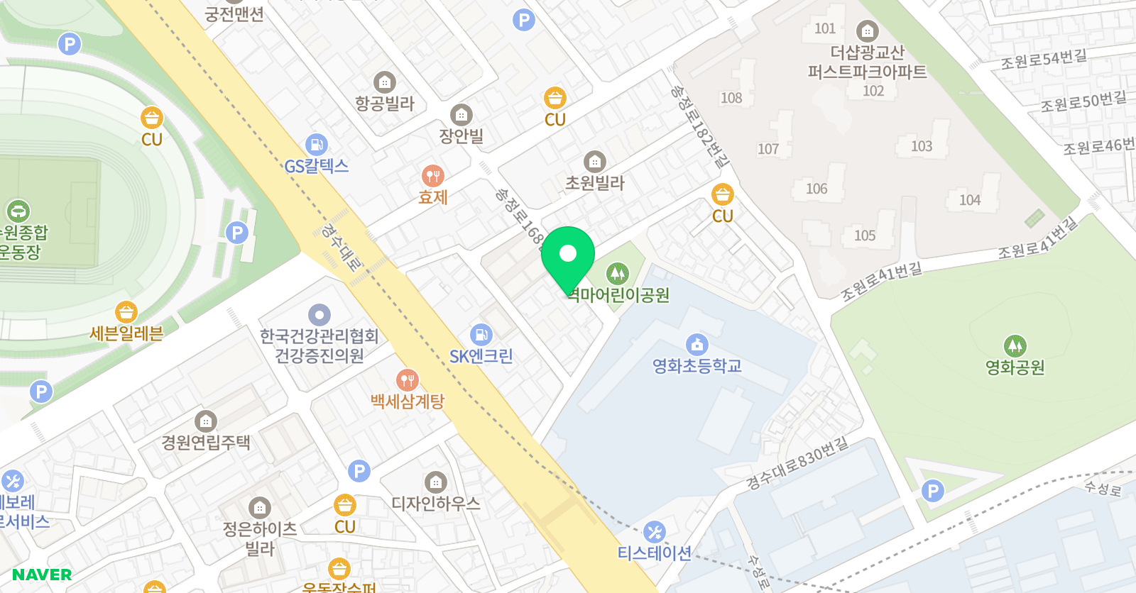 더샵스마트해법수학교습소 위치
