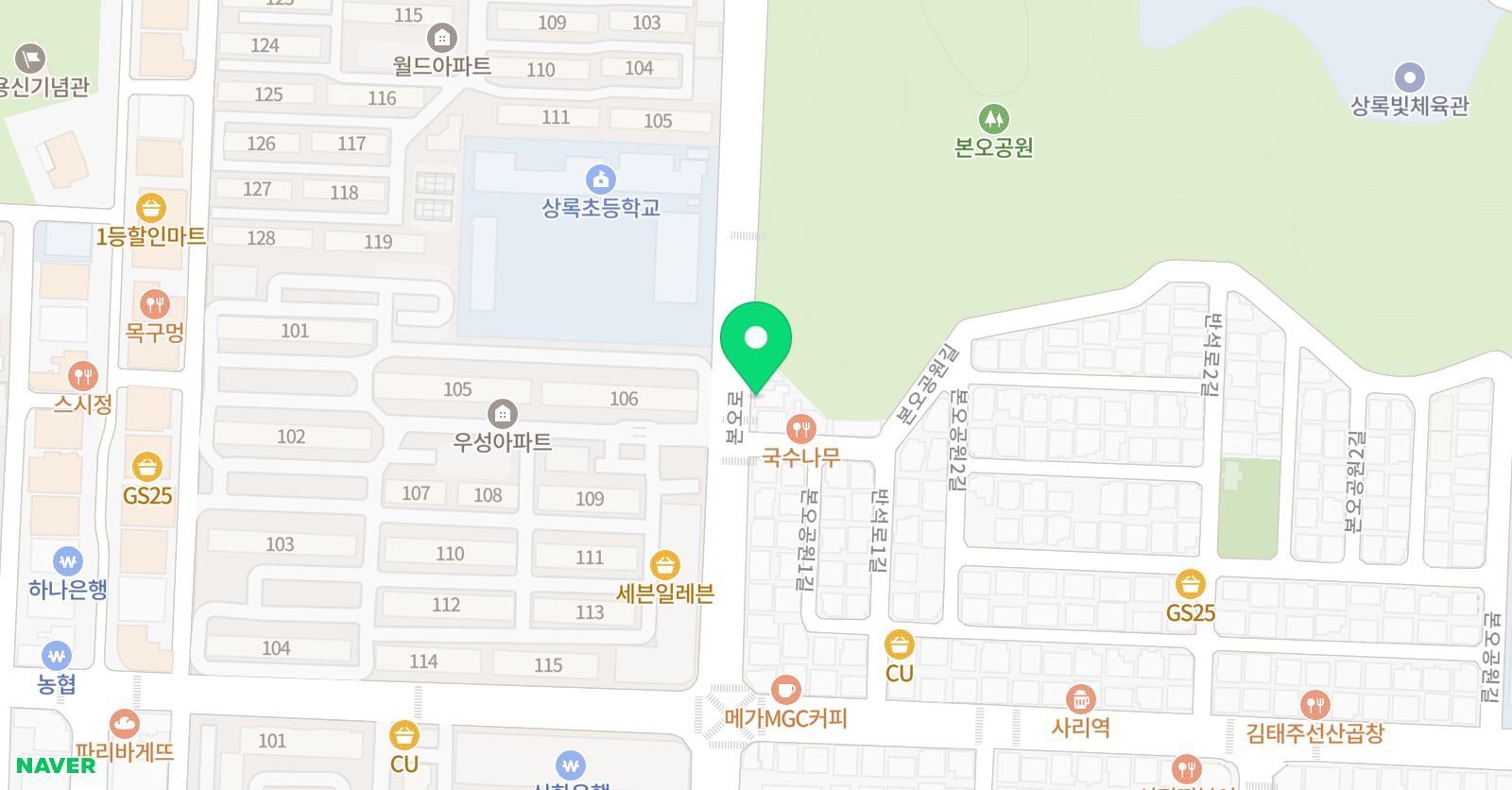 베스트홍익 미술학원 위치