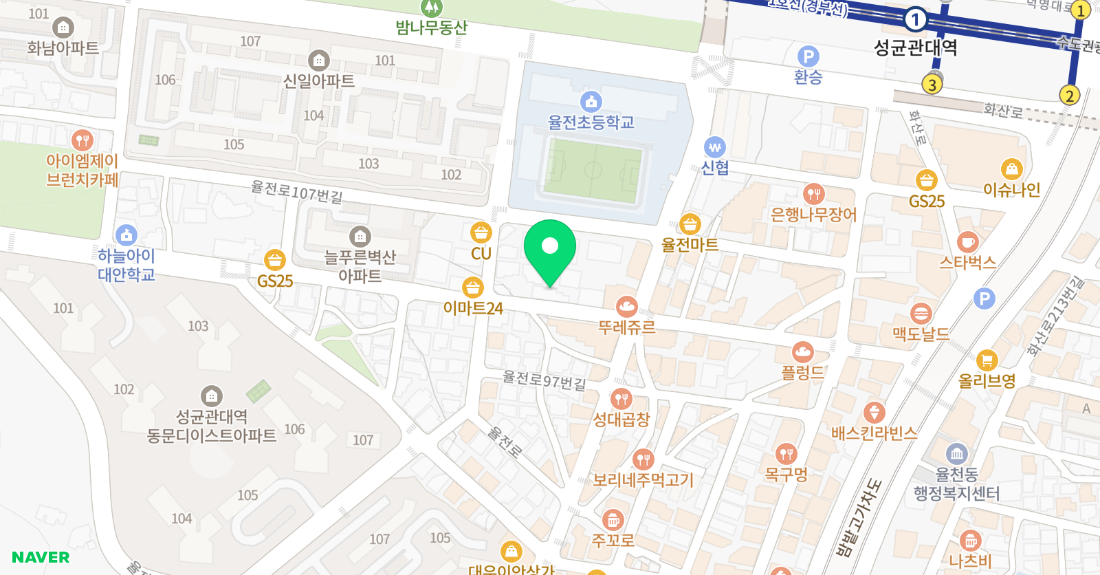 GLT 영수전문학원 위치
