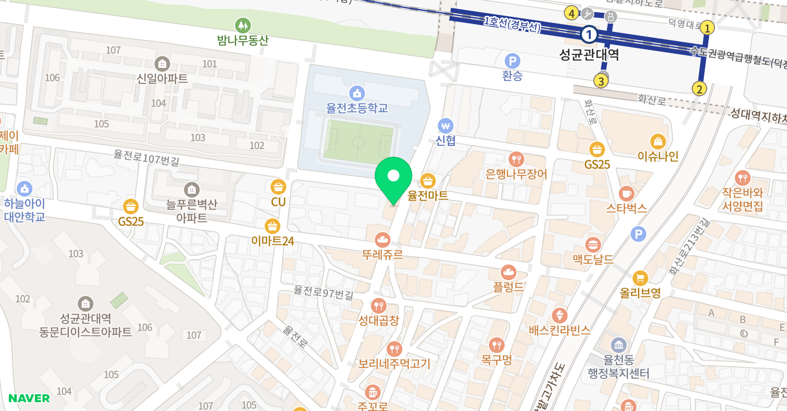 연우 태권도장 위치