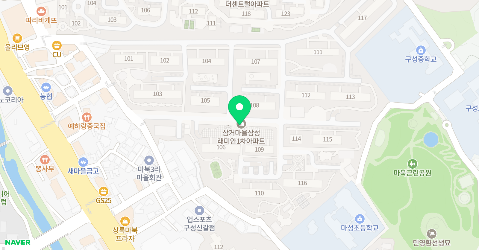 연세이지 수학영어학원 위치