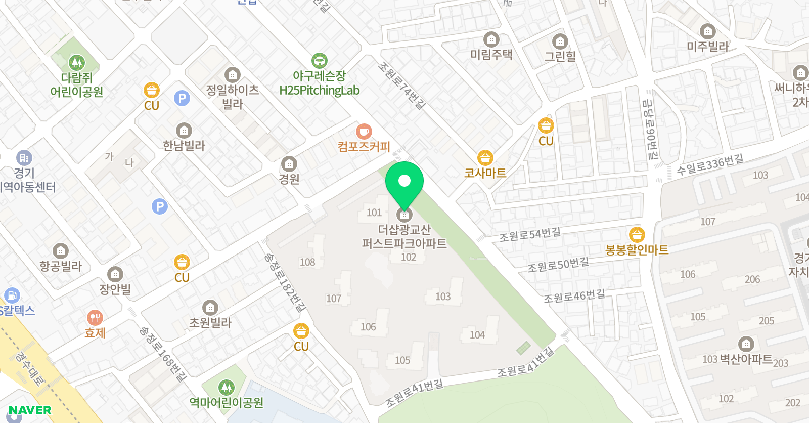 양쌤수학 위치