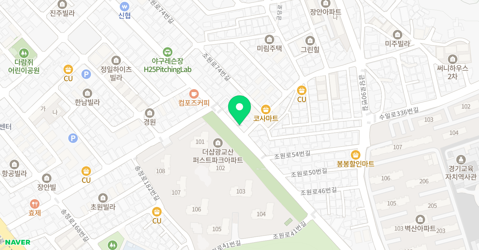 다능 학원 위치