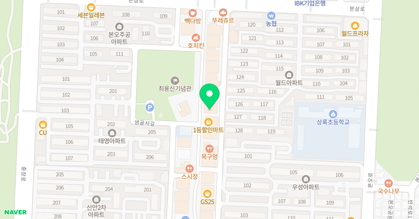 현대 피아노학원 위치