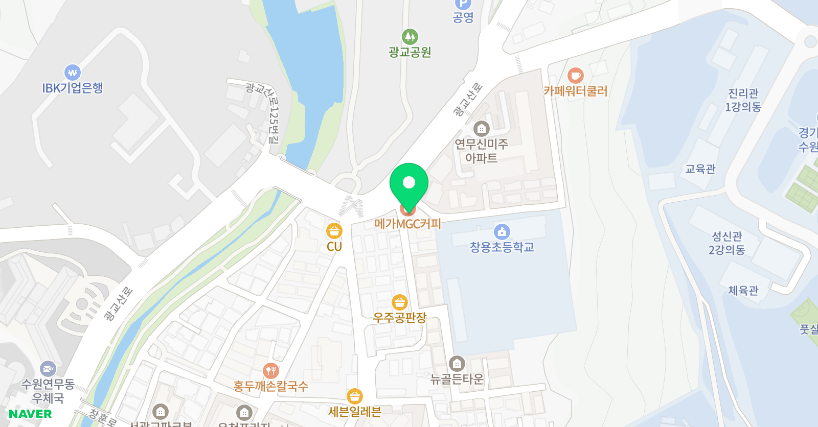 창용 태권도 위치
