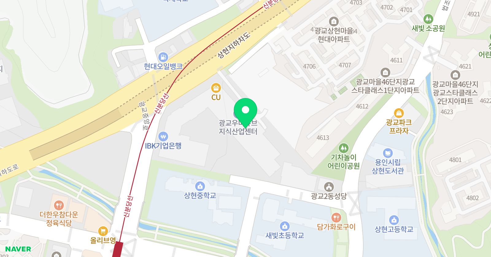 링키영어 광교상현점 위치