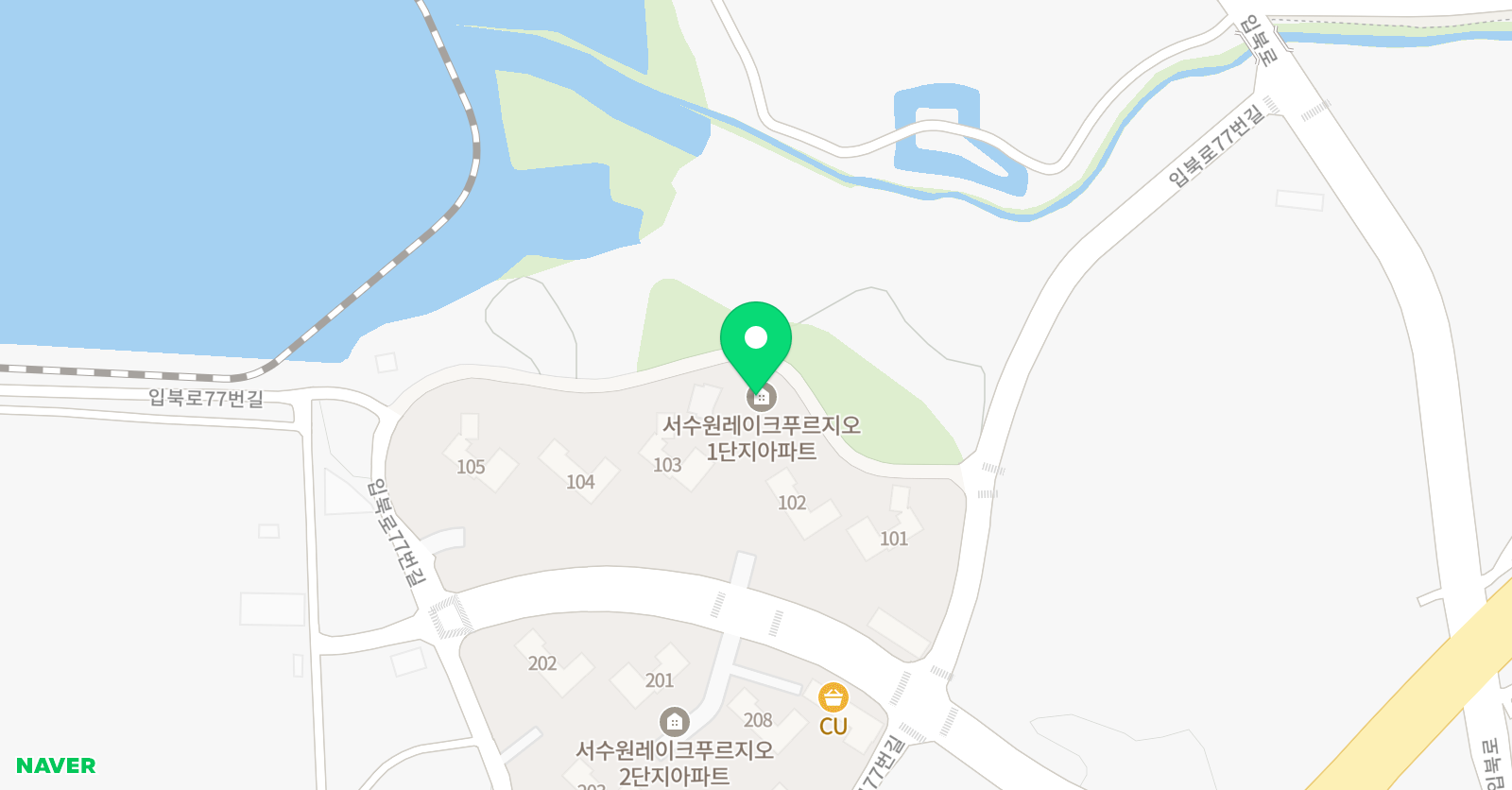 서수원푸르지오 해법 수학교습소 위치